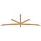 Ekena Millwork Alberta Timber Gable Bracket, Western Red Cedar, 108"W x 31 1/2"H x 3 1/2"D x 3 1/2"F, 7/12 Pitch GBW108X31X0404ALB00SWR - alternate 1
